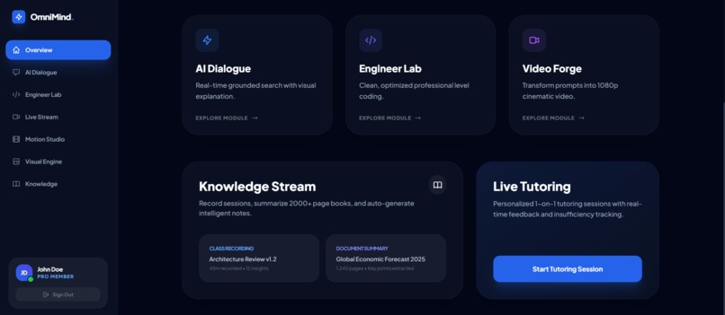 OmniMind AI Workspace – screenshot 2