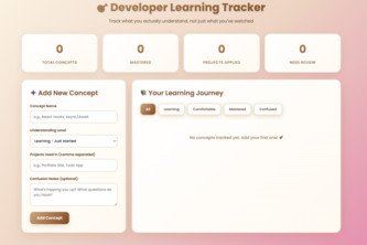 Concept Tracker Devpost