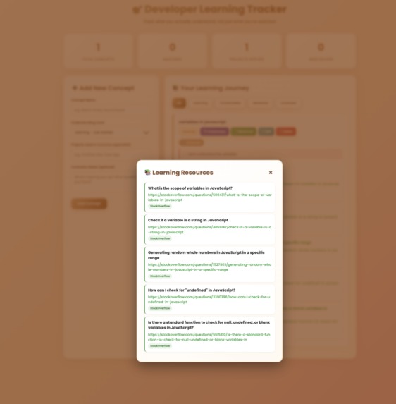Concept-tracker – screenshot 3
