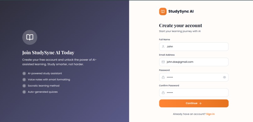 StudySync AI - The AI That Teaches, Not Just Tells – screenshot 5