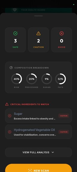 LabelSafe AI: A Beginner-Friendly Ingredient Safety Analyzer – screenshot 7