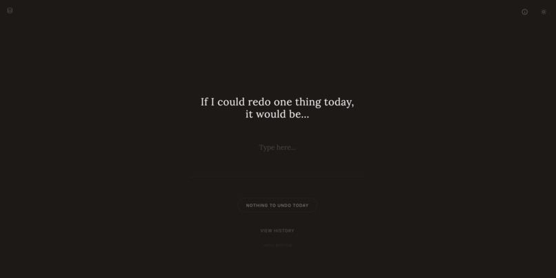 Undo Button For the Day – screenshot 1