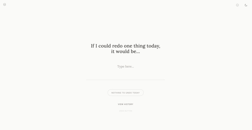 Undo Button For the Day – screenshot 2