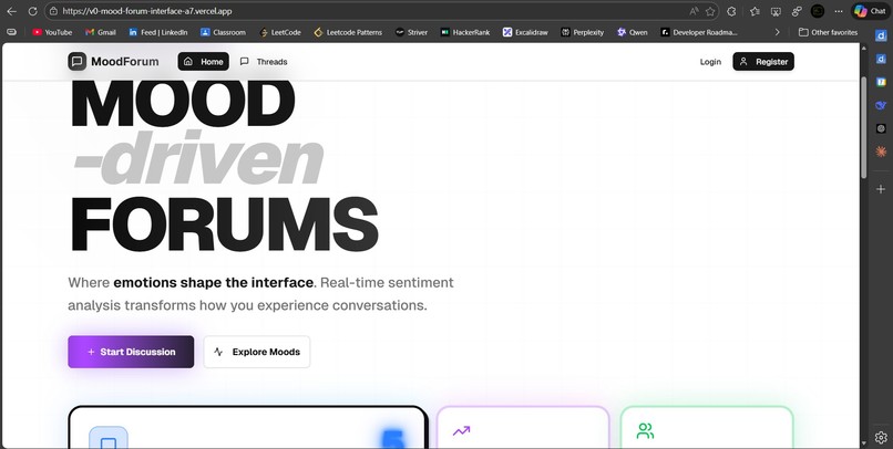Mood-Forum – screenshot 1