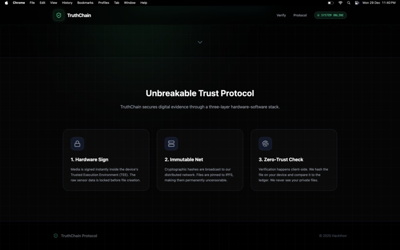 Truth_Chain – screenshot 2