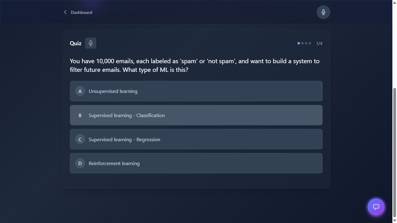 Adapt Learn: Voice-First Adaptive AI Learning Platform – screenshot 2