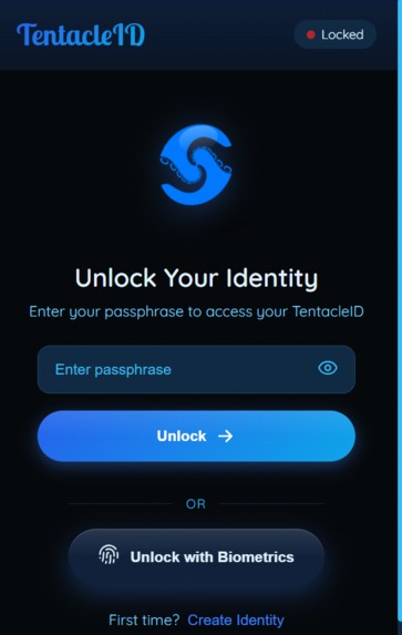 TentacleID – screenshot 2