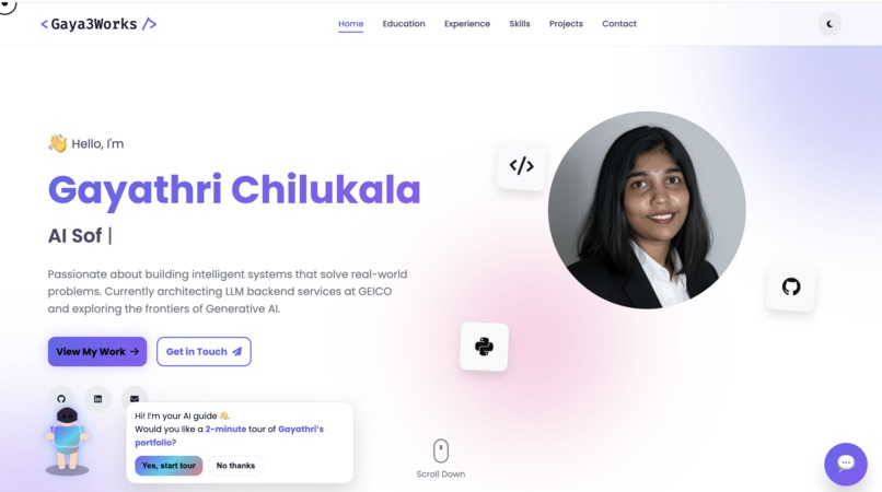 Next-Gen AI Portfolio – screenshot 1