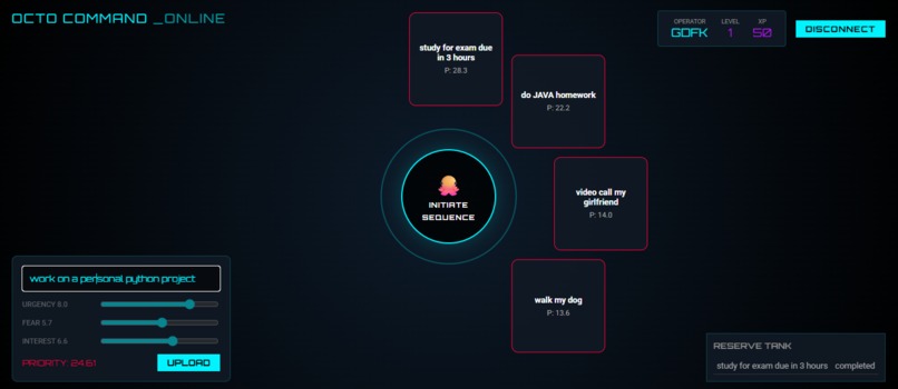 Octo Task:Turn Executive Dysfunction into Tactical Precision – screenshot 2