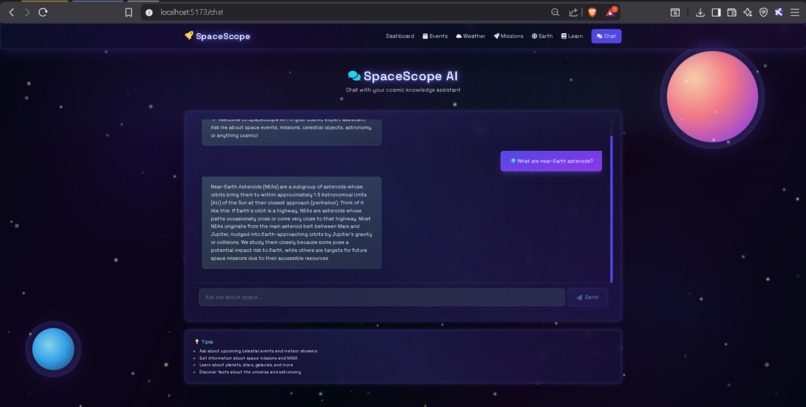 SPACESCOPE - The AI x Space Project – screenshot 7