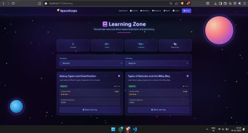 SPACESCOPE - The AI x Space Project – screenshot 6