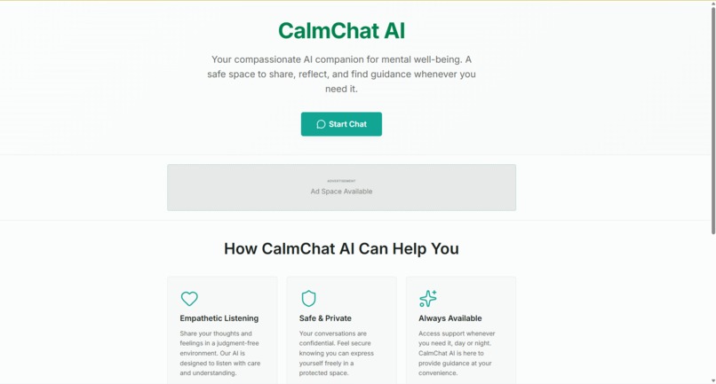 Mental Health Chatbot – screenshot 1
