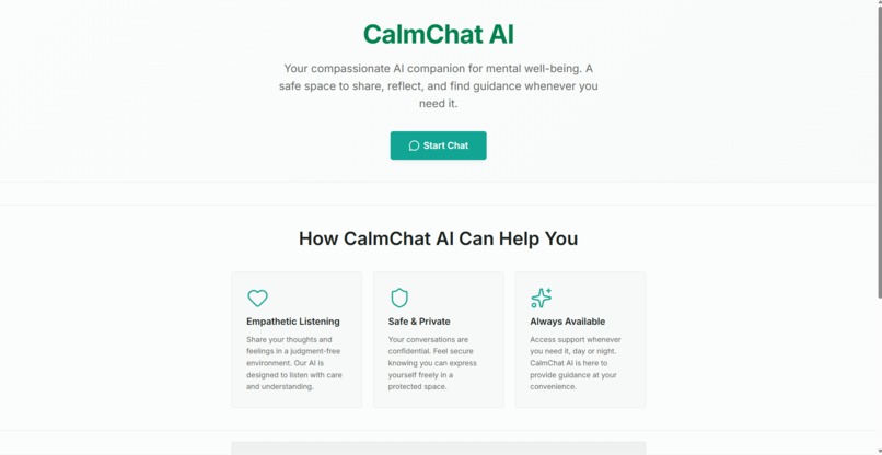 Mental Health Chatbot – screenshot 2