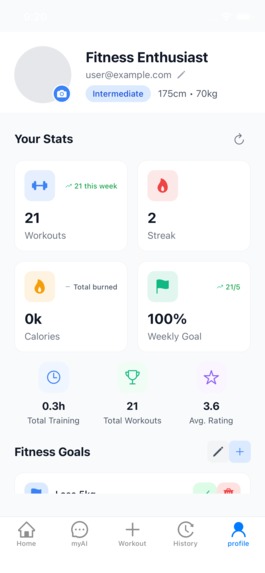 fitNfine.ai – screenshot 5
