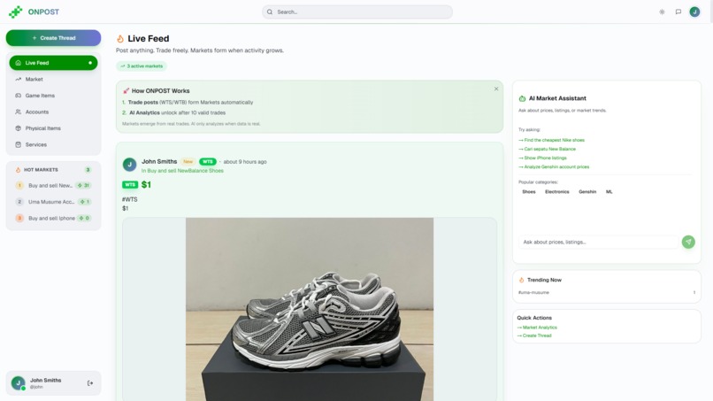 Onpost – screenshot 2