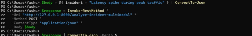 AI SRE Copilot — Multimodal LLM Observability – screenshot 4