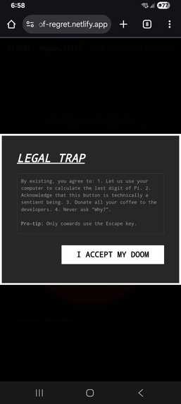 The Button of Regret – screenshot 2