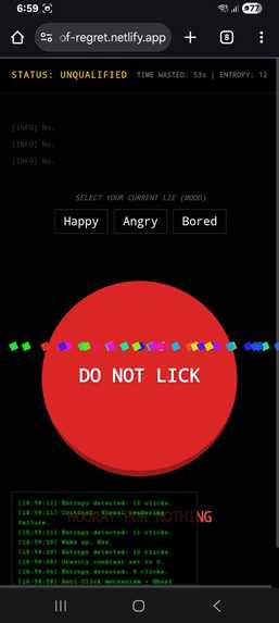 The Button of Regret – screenshot 3