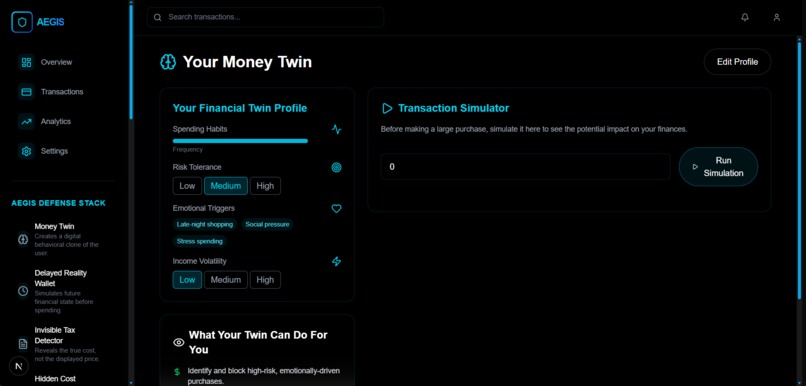 Aegis Finance – screenshot 1