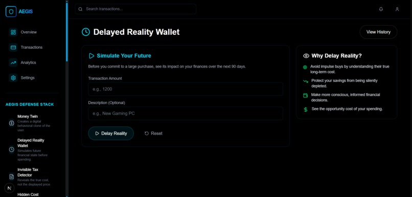 Aegis Finance – screenshot 2