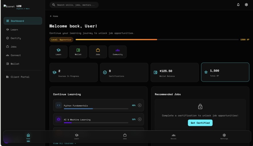 Unyanzvi2M (e-novate learning platform) – screenshot 3