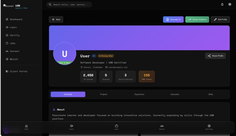 Unyanzvi2M (e-novate learning platform) – screenshot 5