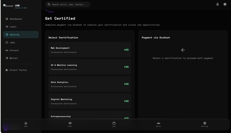 Unyanzvi2M (e-novate learning platform) – screenshot 8