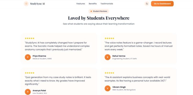 StudySync AI - The AI That Teaches, Not Just Tells – screenshot 4