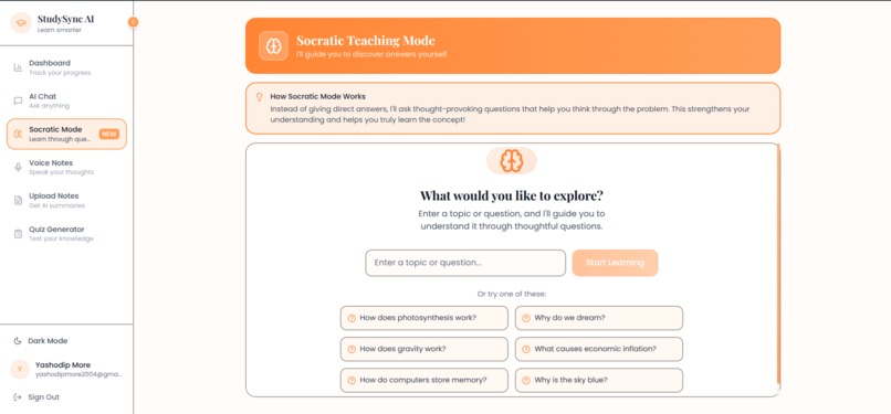 StudySync AI - The AI That Teaches, Not Just Tells – screenshot 11