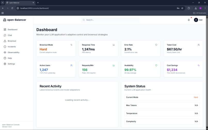 open-Balancer – screenshot 2