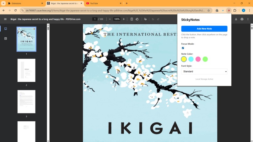 StickyNotes Chrome Extension – screenshot 4