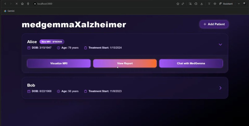Medgemma X AI-4-Alzheimer-s – screenshot 1