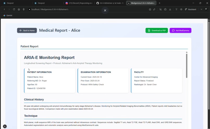 Medgemma X AI-4-Alzheimer-s – screenshot 9