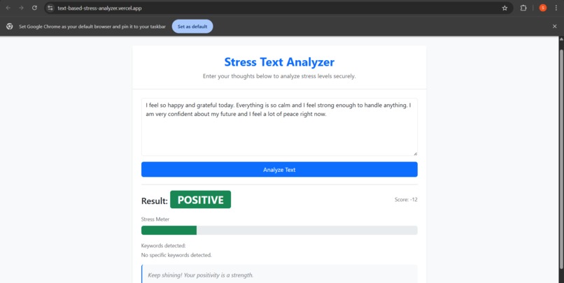 Text-Based-Stress-Analyzer – screenshot 2