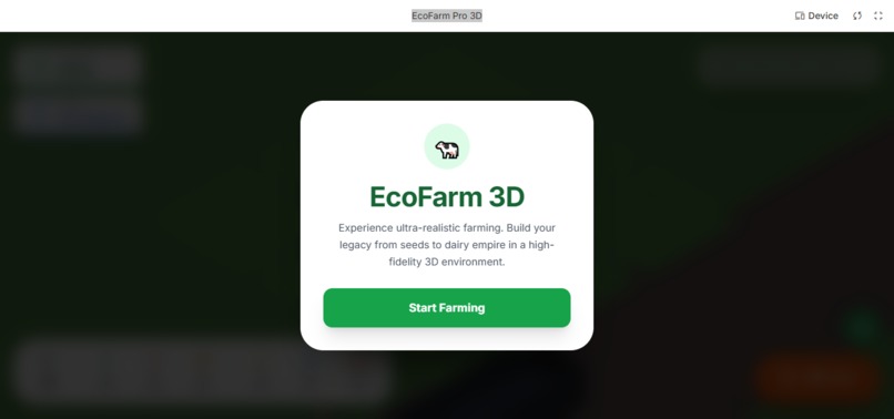 EcoFarm3D – screenshot 1