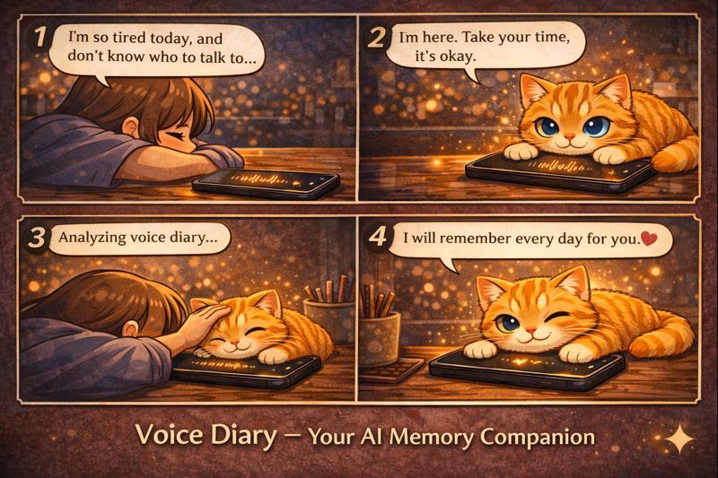 Voice Diary – An Interactive AI Memory Companion – screenshot 1