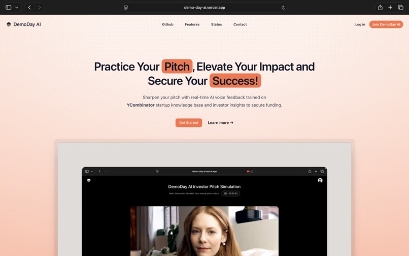 DemoDay AI – screenshot 1