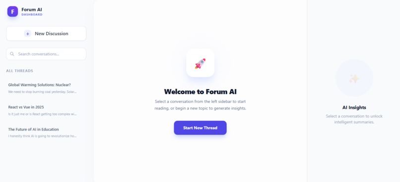 Forum-AI-Lite – screenshot 1