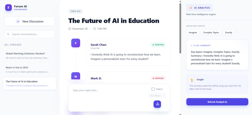 Forum-AI-Lite – screenshot 2