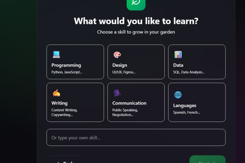 SkillBloom – screenshot 2