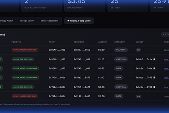 MNEE Sentinel: Policy-Enforced Rails for AI Agents
