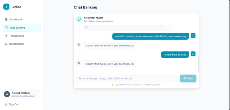 TunjiaX Wallet – screenshot 2