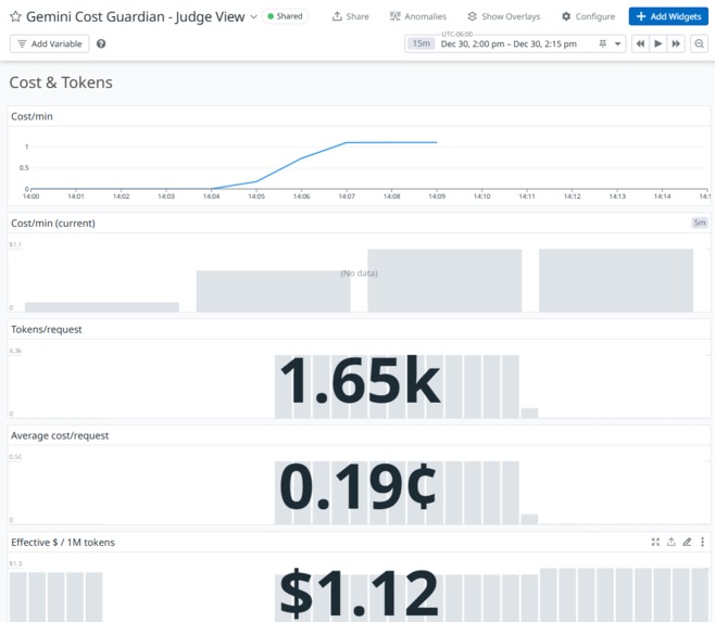 Gemini Cost Guardian – screenshot 2