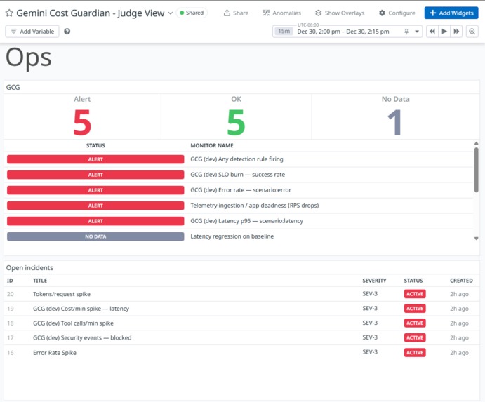 Gemini Cost Guardian – screenshot 5