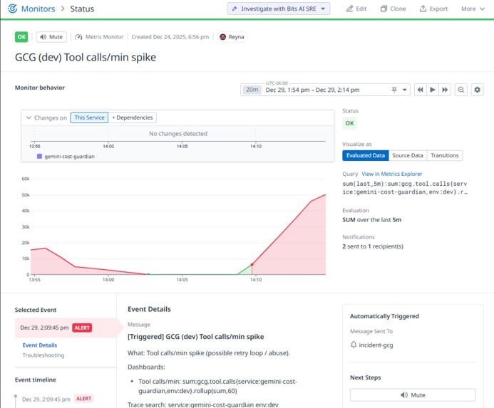Gemini Cost Guardian – screenshot 9