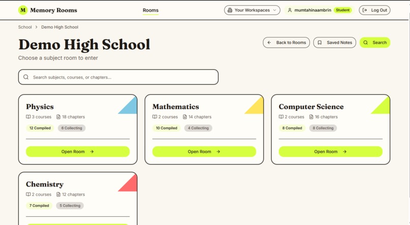 Class Memory Rooms – screenshot 4