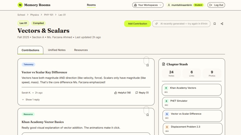 Class Memory Rooms – screenshot 7