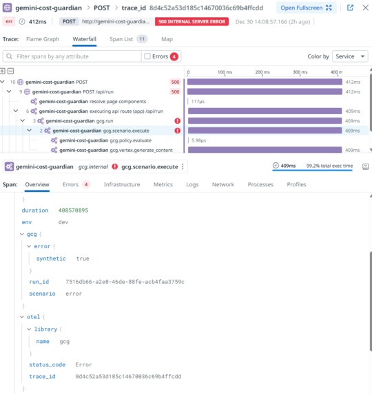 Gemini Cost Guardian – screenshot 16