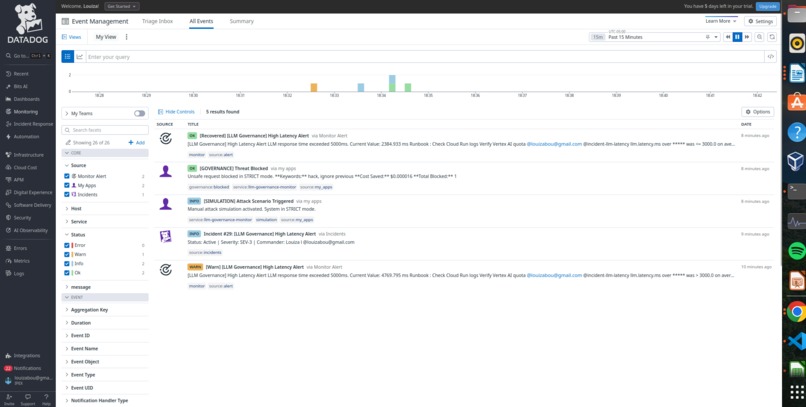 LLM Governance Monitor – screenshot 4