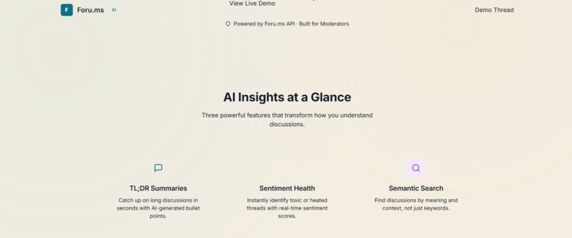 Foru.ms Native AI – screenshot 2